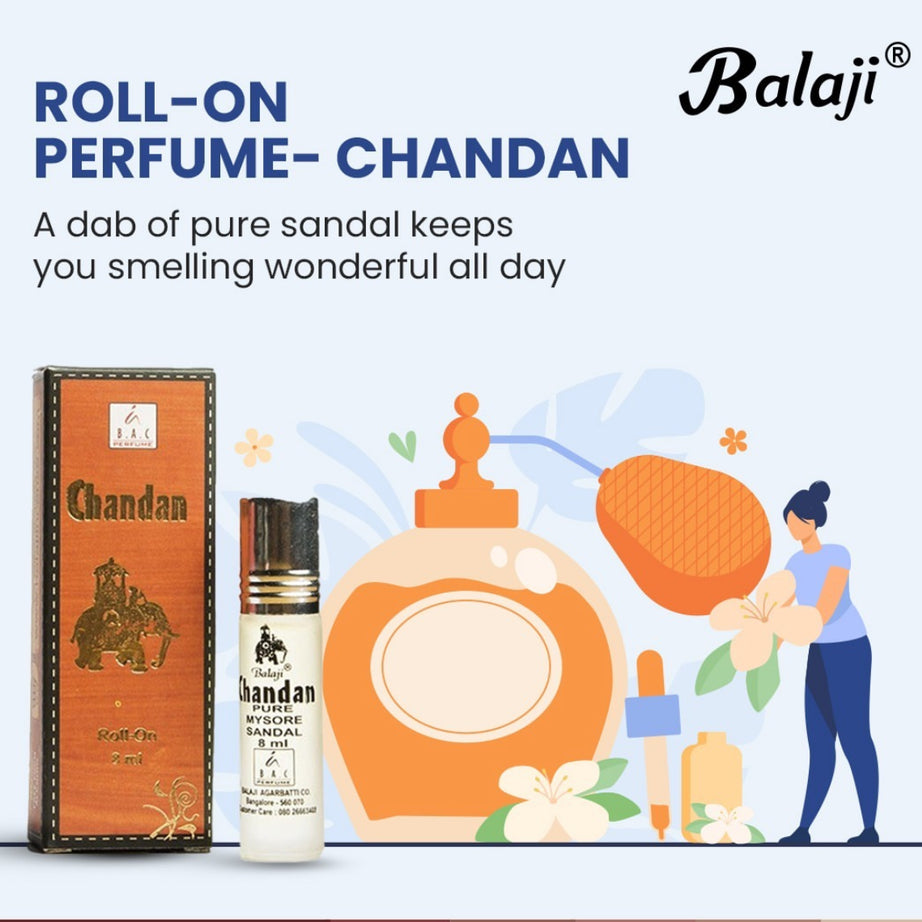 Balaji Chandan Oil Roll On 8ml Attar