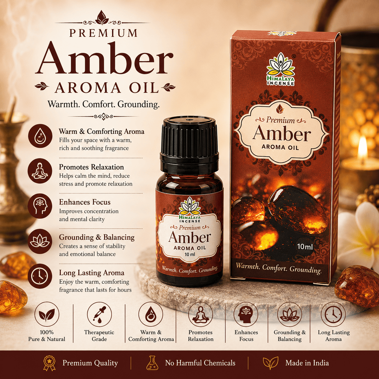 Himalaya Amber Aroma Oil 10ml
