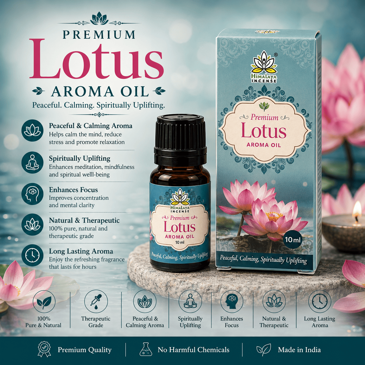 Himalaya Lotus Aroma Oil 10ml