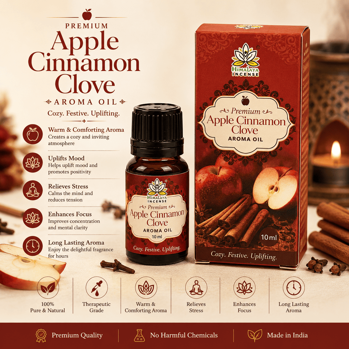 Himalaya Apple Cinnamon Clove Oil 10ml