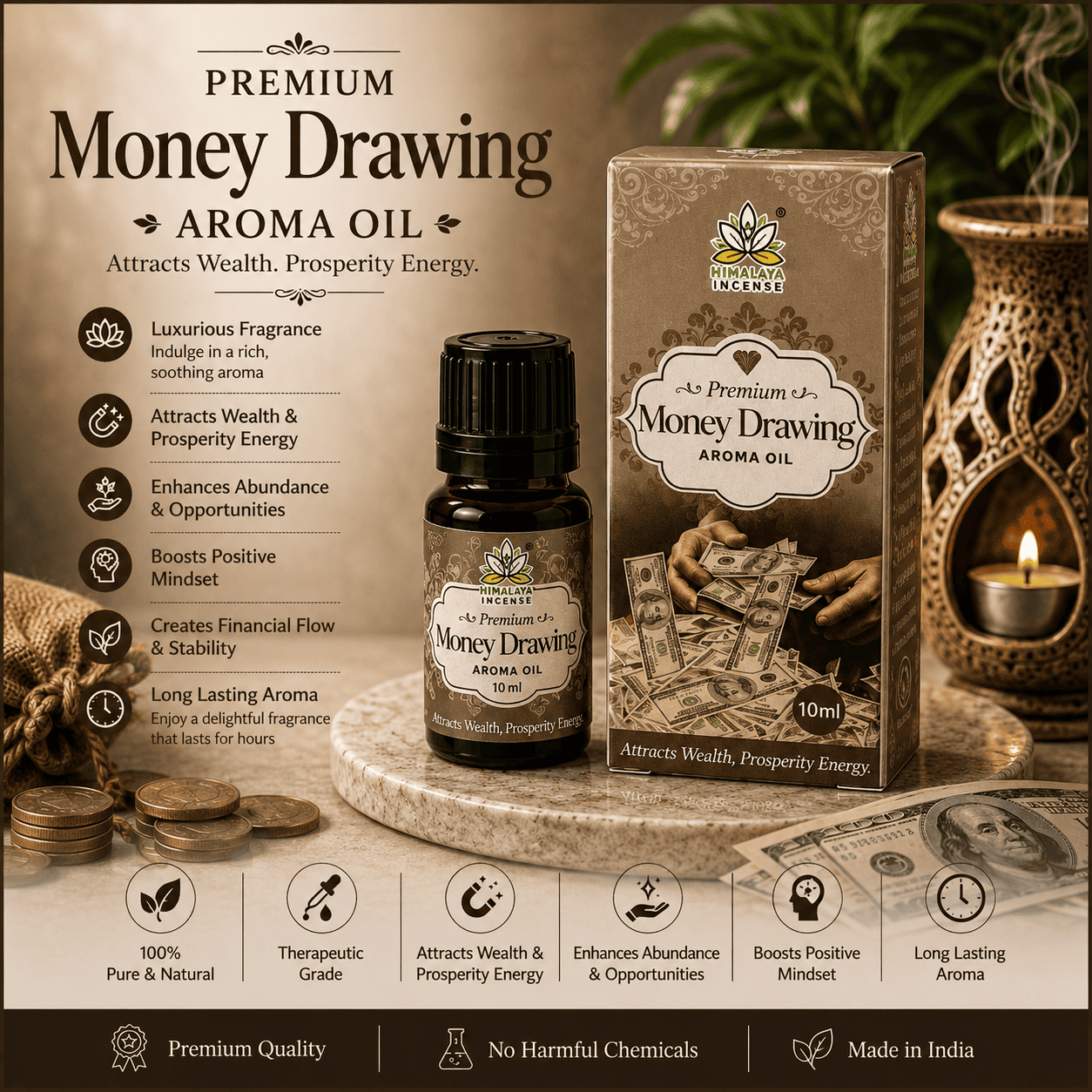 Himalaya Money Drawing Aroma Oil 10ml