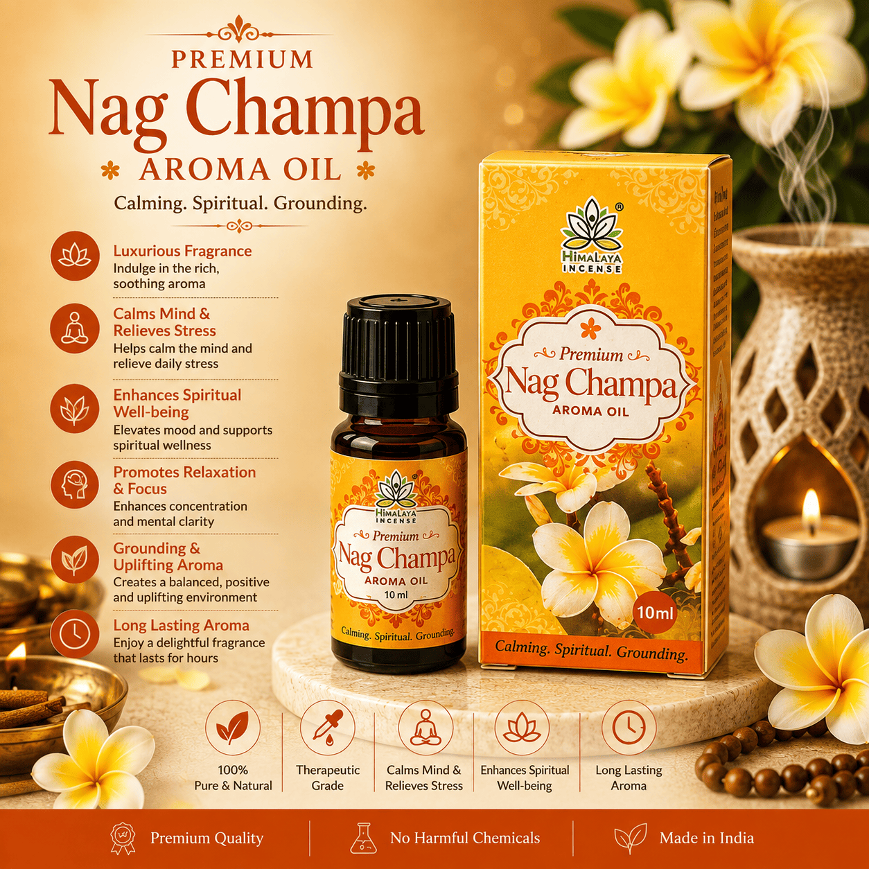 Himalaya Nag Champa Aroma Oil 10ml