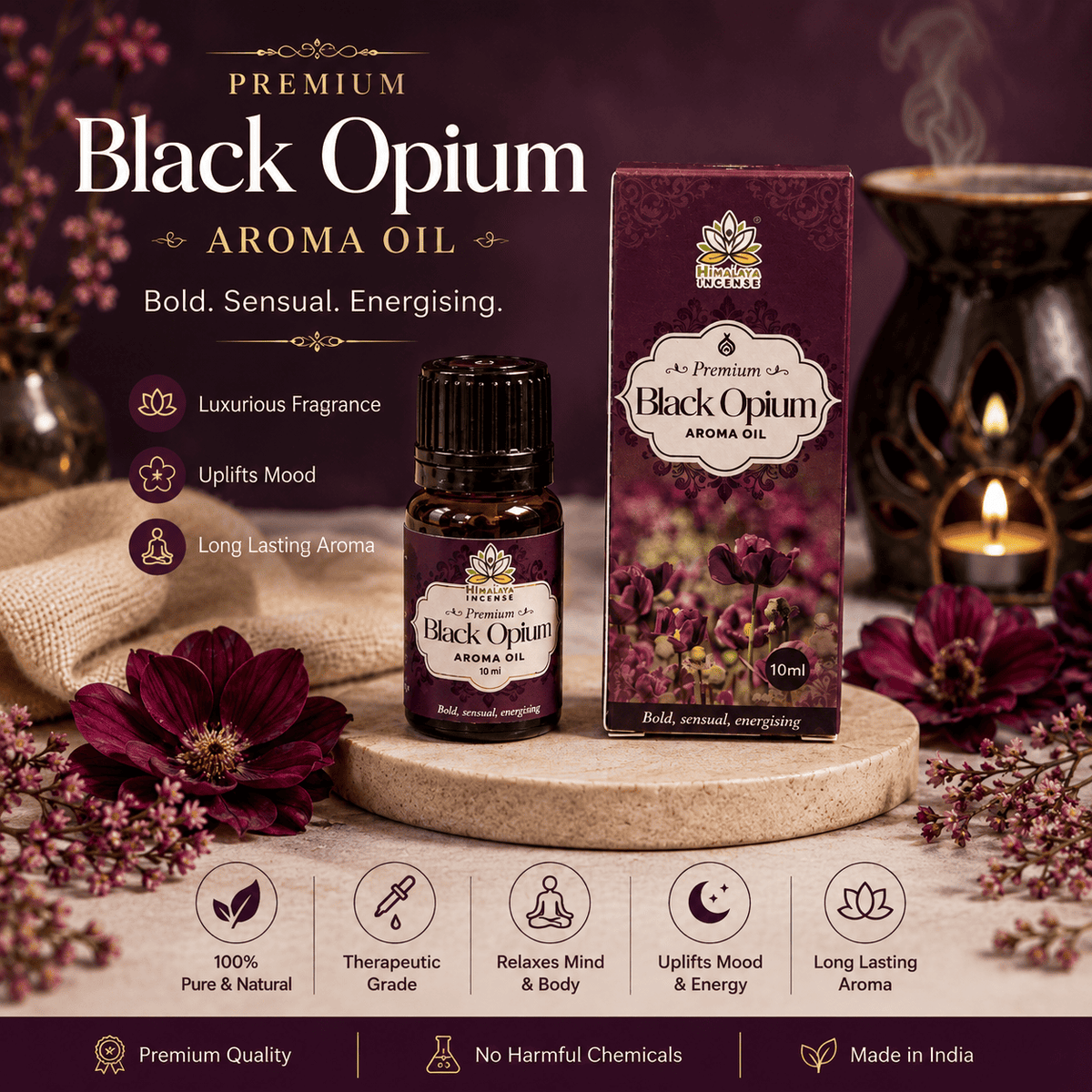 Himalaya Black Opium Aroma Oil 10ml
