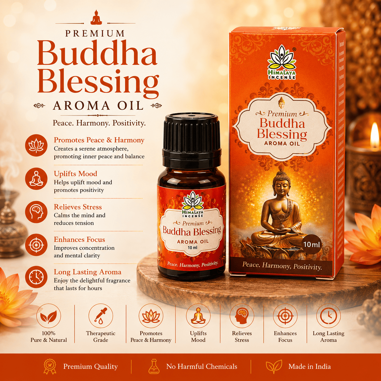 Himalaya Buddha Blessing Aroma Oil 10ml
