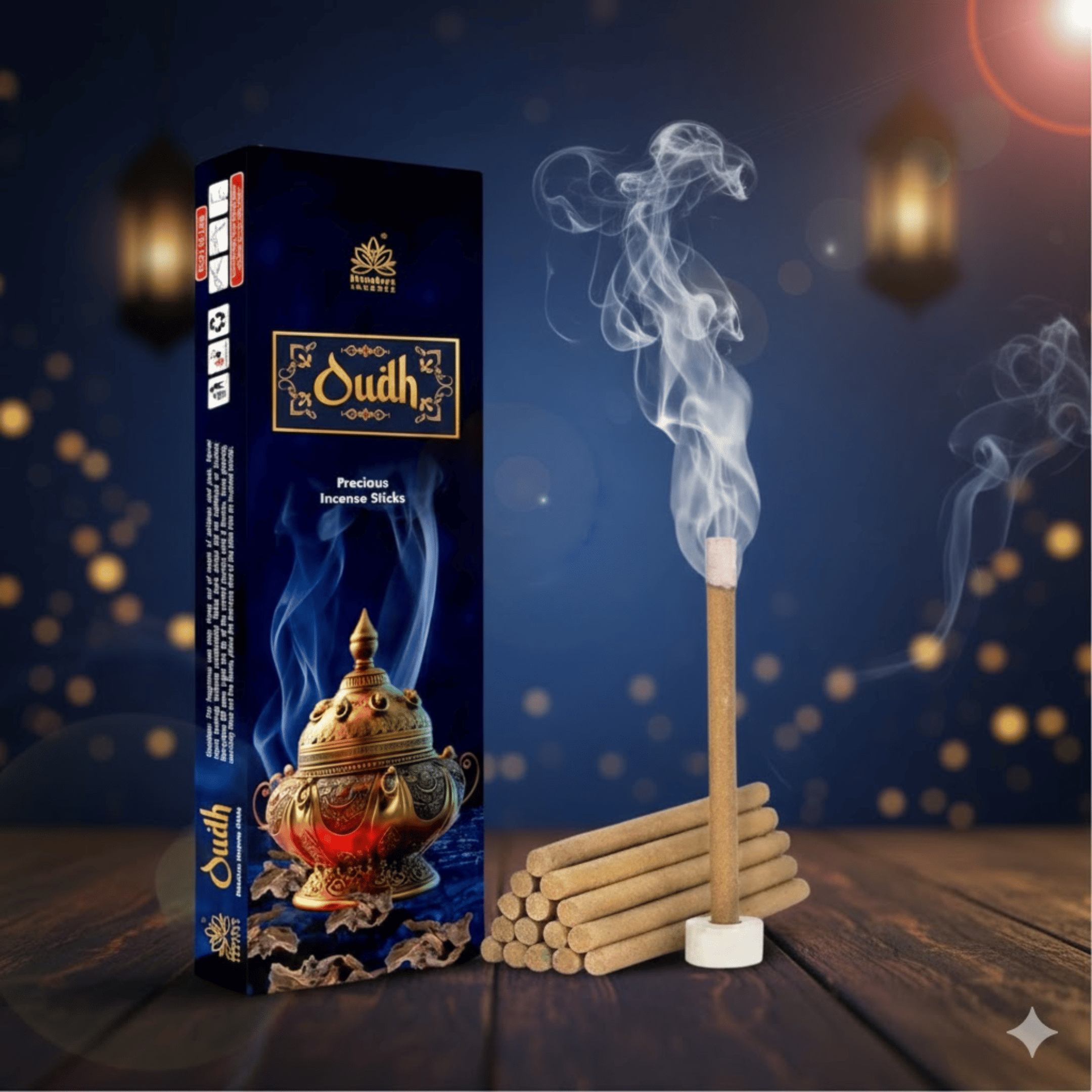 Himalaya Oudh Precious Dhoop Sticks -  - Bambooless Incense Sticks - 50 Grm