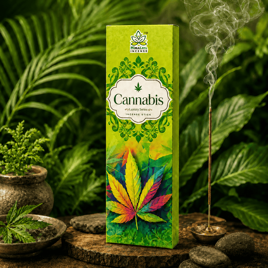 Cannabis Incense Sticks – Premium Herbal Incense Sticks for Relaxation, Meditation & Home Fragrance - 50Grm