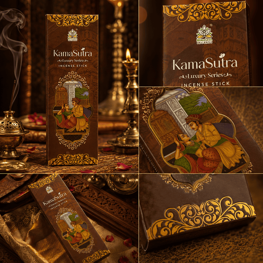 KamaSutra Incense Sticks – Premium Luxury Incense Sticks for Romance, Home Fragrance & Relaxation - 50Grm