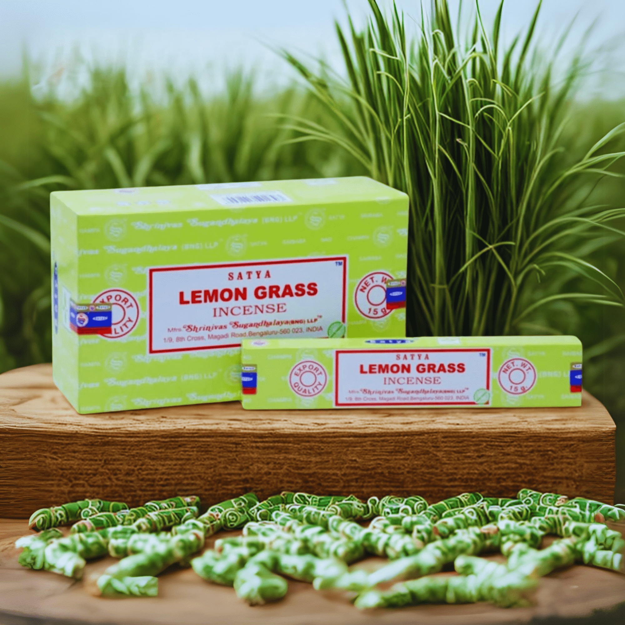 Satya Lemon Grass Incense Sticks - 180 Gms