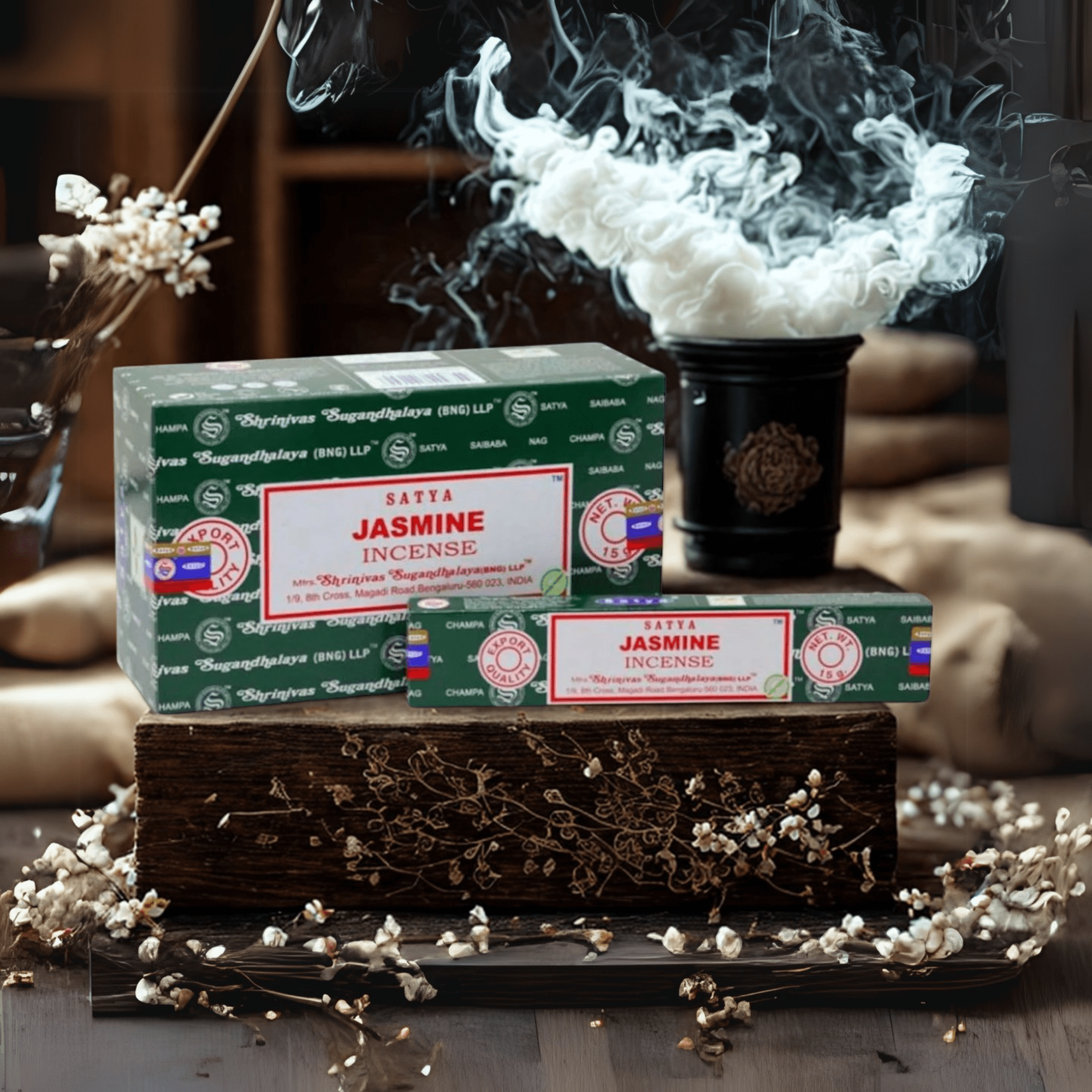 Satya Jasmine Incense Sticks - 180 Gms