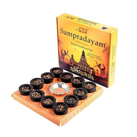 Delta Sampradayam Herbal Mini Sambrani Cup
