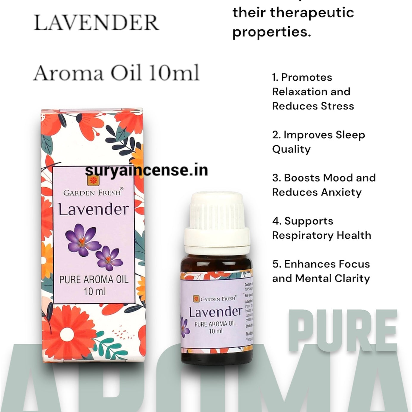 Garden Fresh Lavender Diffuser Oil - 10ml