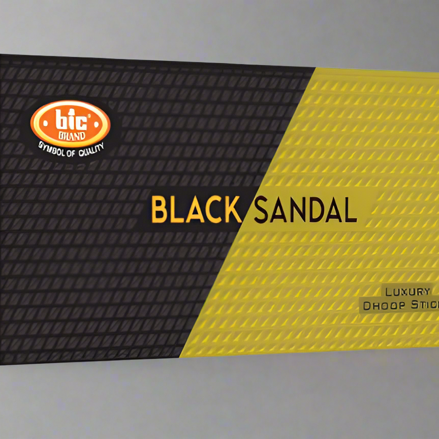 BIC Black Sandal Dhoop Sticks