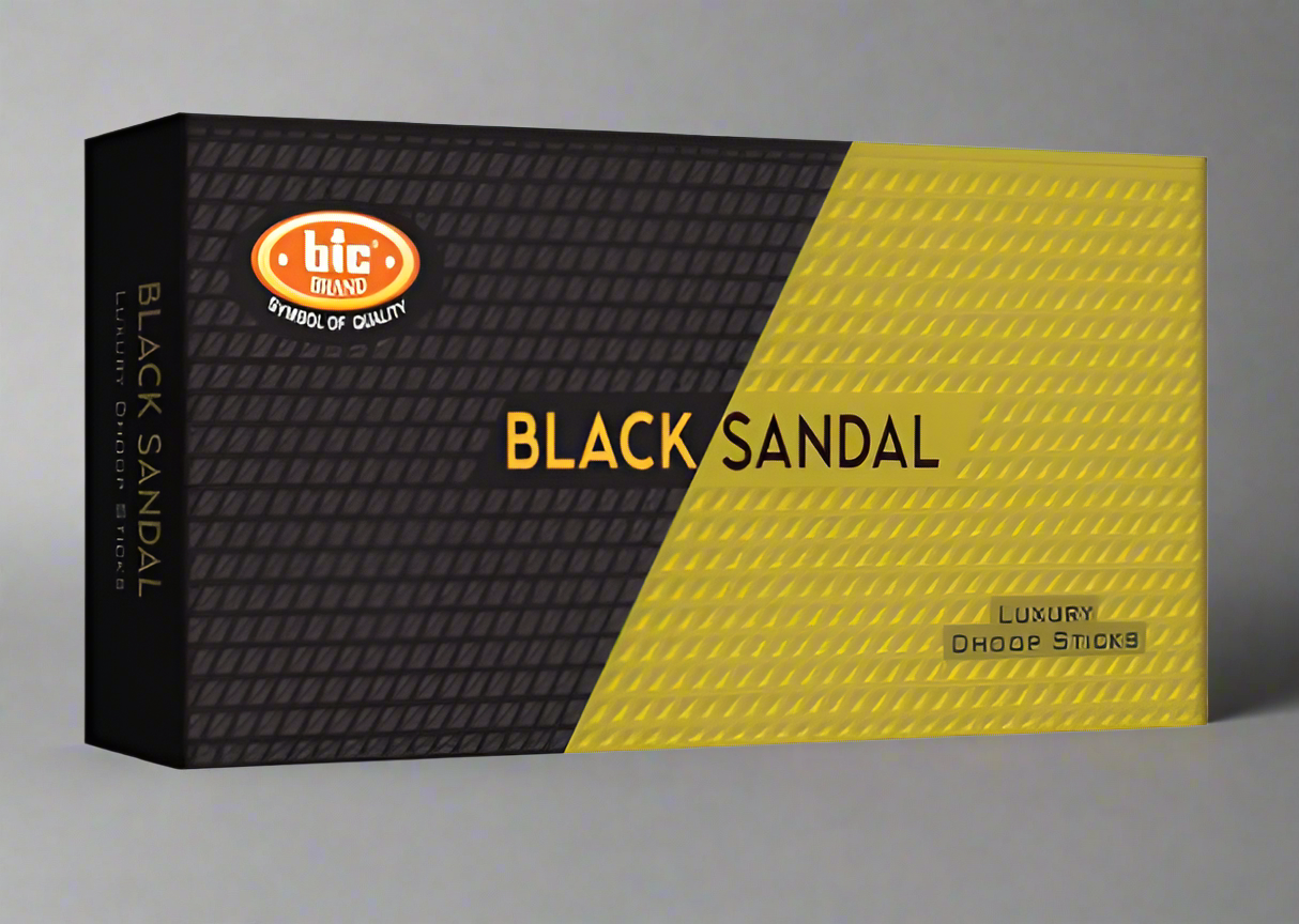 BIC Black Sandal Dhoop Sticks