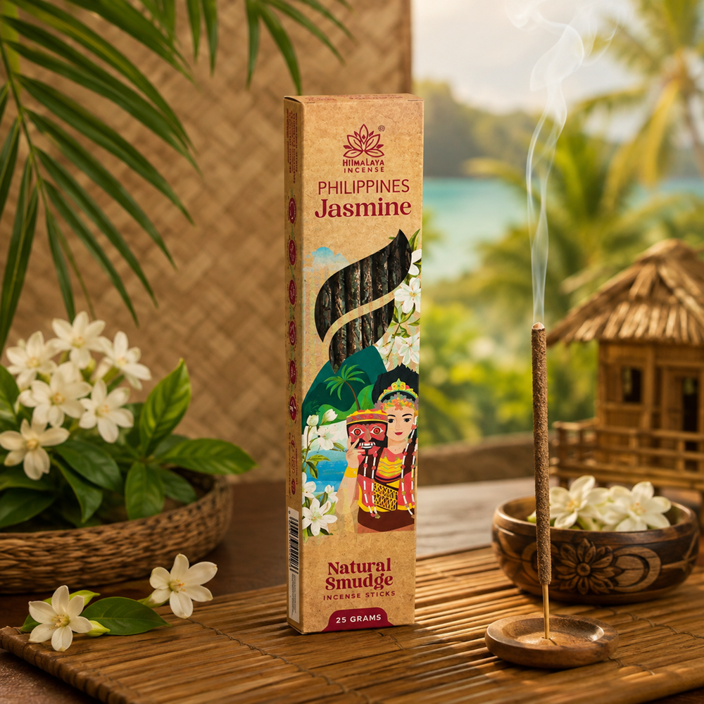 Himalaya Philippines Jasmine Natural Smudge Incense Sticks 25g
Premium Philippines Jasmine Floral Incense Sticks
Natural Smudge Jasmine Incense for Meditation & Yoga
Long Lasting Floral Incense Sticks
Himalaya Natural Incense for Home Fragrance
Jasmine Aromatherapy Incense Sticks
Premium Handmade Floral Incense
Philippines Jasmine Incense Box Front View