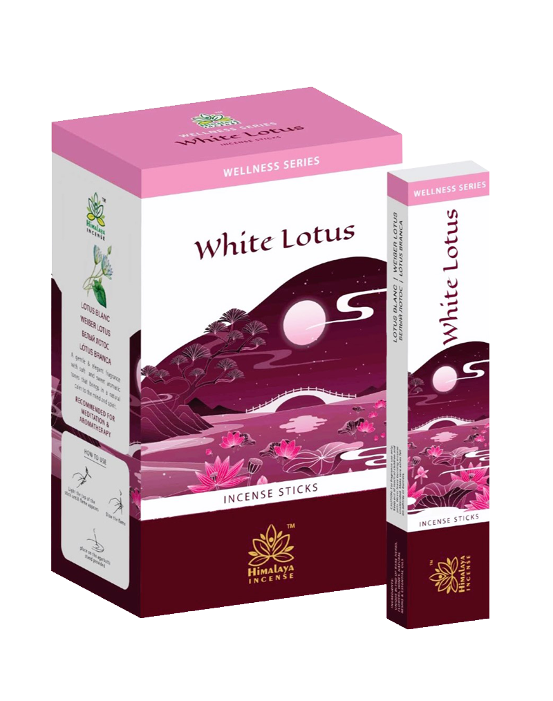 Himalaya White Lotus Incense Sticks