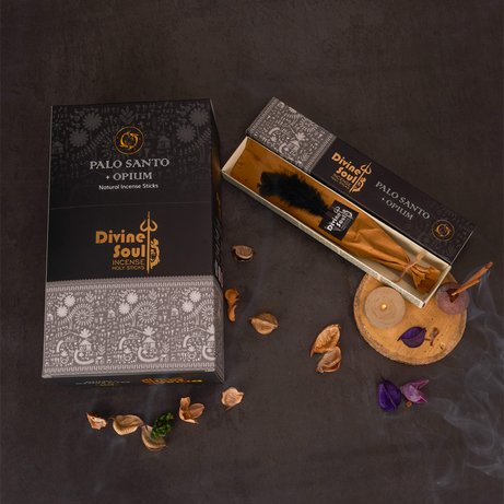 Divine Soul Palo Santo + Opium - 12packs x 15gm Each