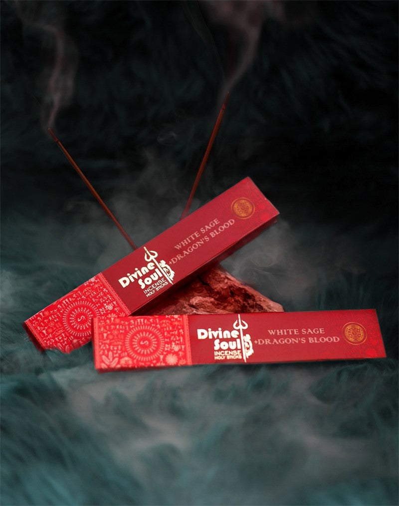 Divine Soul White Sage + Dragon’s Blood Pack Of 3