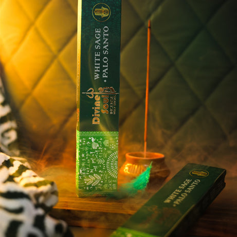 Divine Soul White Sage + Palo Santo Incense Sticks