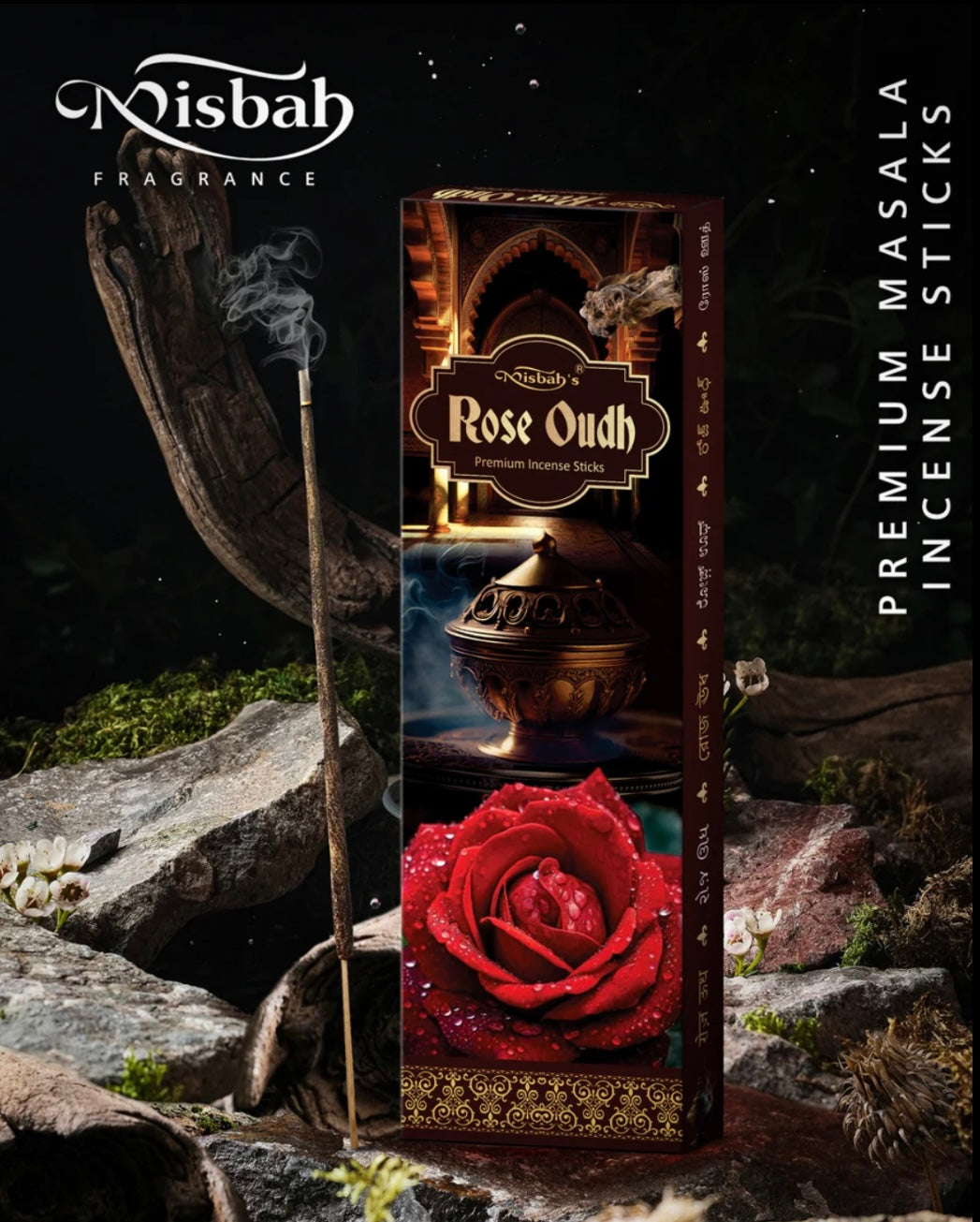 Misbah Rose Oudh 50g