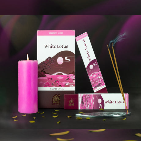 Himalaya White Lotus Incense Sticks