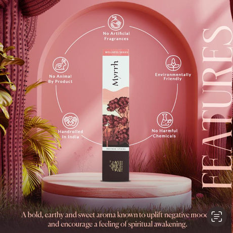 Himalaya Myrrh Incense Sticks Pack Of 3 x 15gm Each