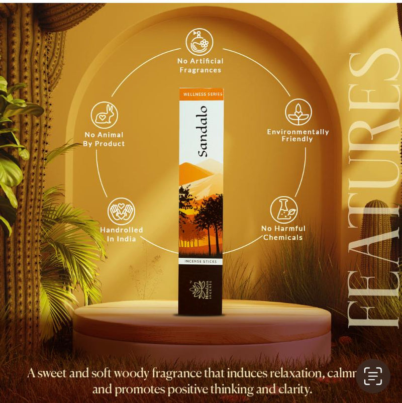 Himalaya Wellness Sandalo Incense Sticks