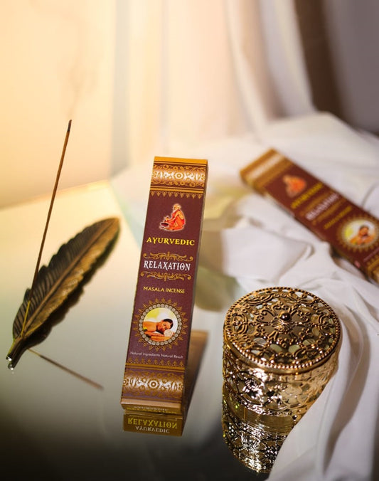Ayurvedic Relaxation Masala Incense Sticks - 15 Sticks Each Box
