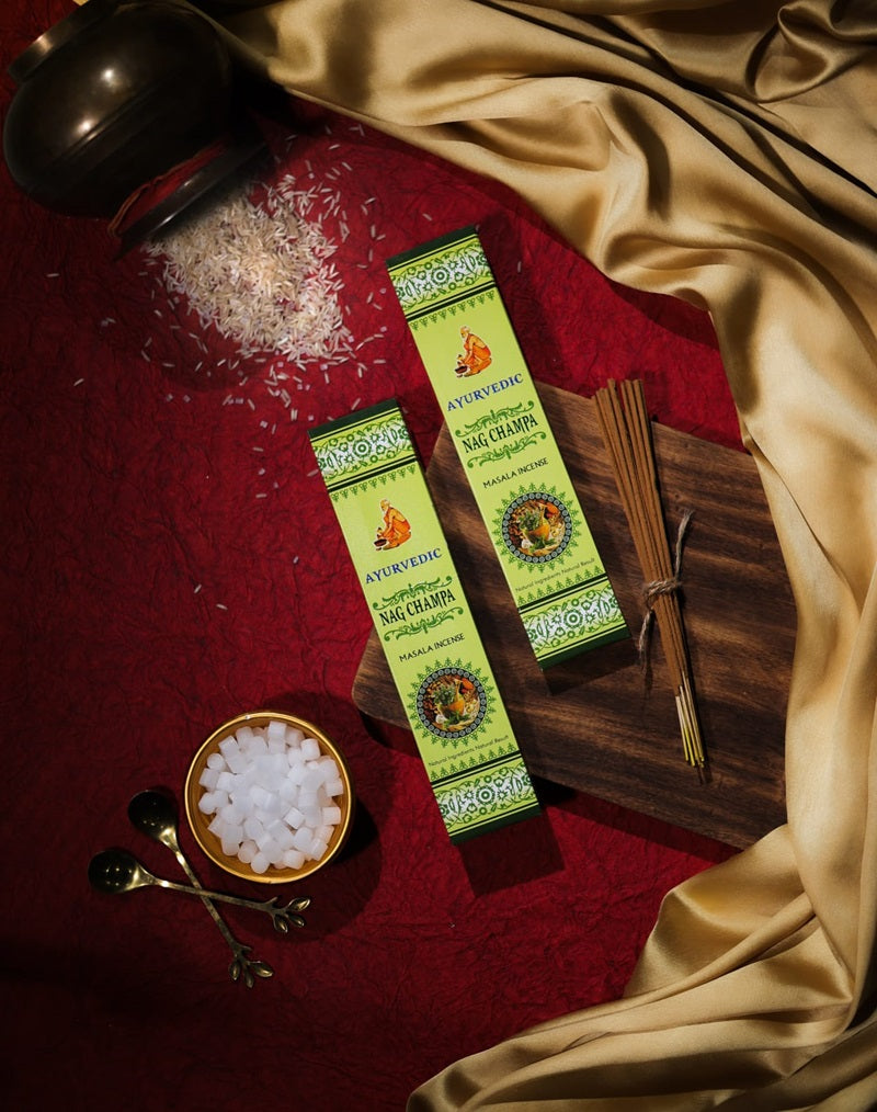 Ayurvedic Nag Champa Masala Incense Sticks