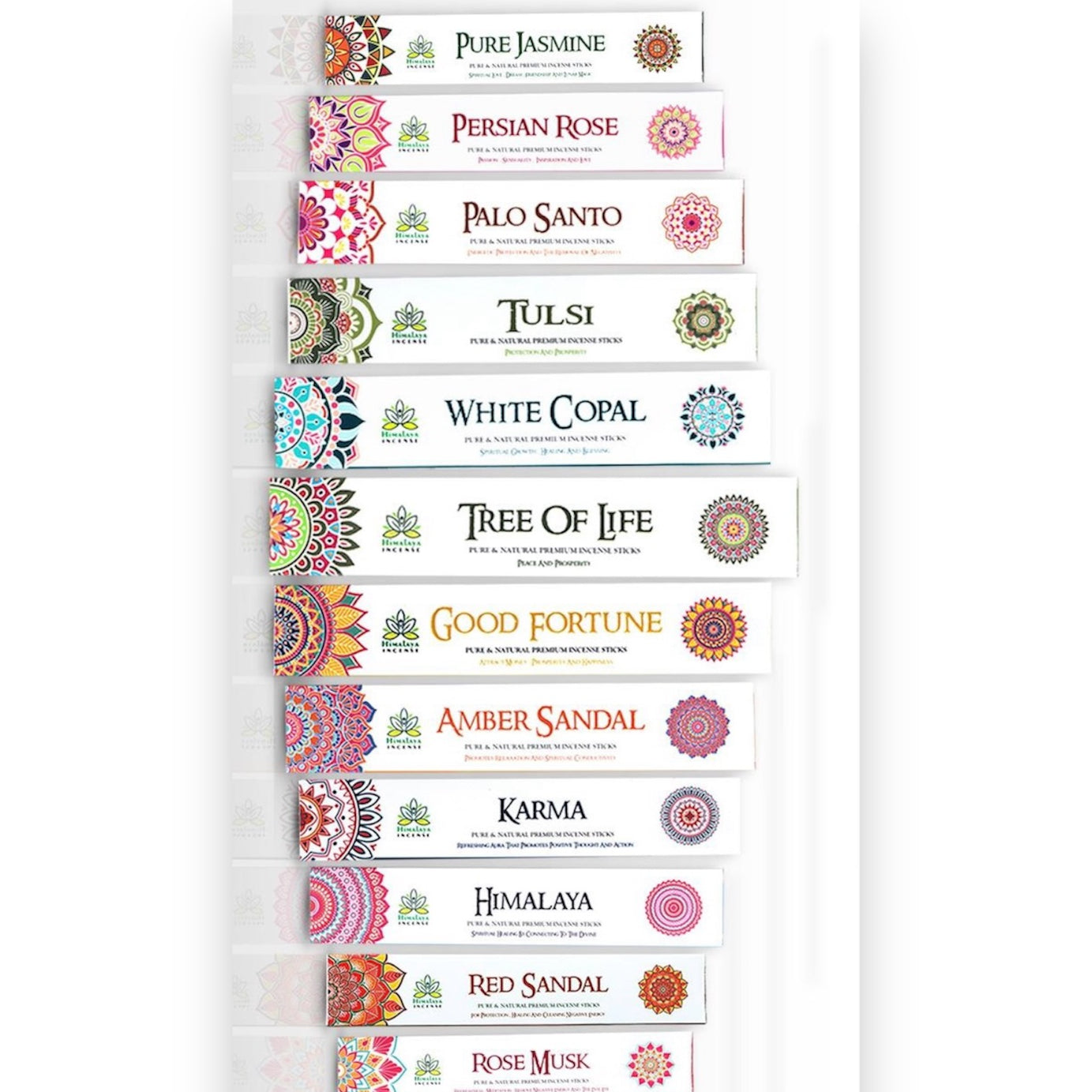 Himalaya Mandala Incense Sticks Collection Set of 12 Combo Offer