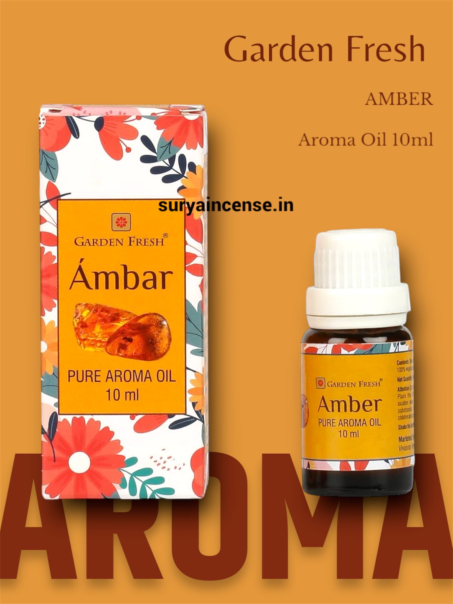 Garden Fresh Amber Diffuser Oil - 10ml