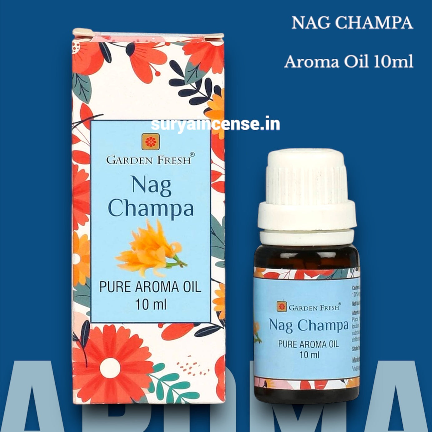 Garden Fresh Nag Champa Diffuser Oil - 10ml