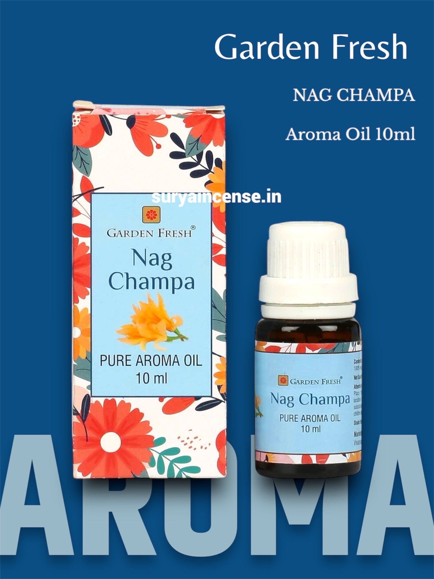 Garden Fresh Nag Champa Diffuser Oil - 10ml
