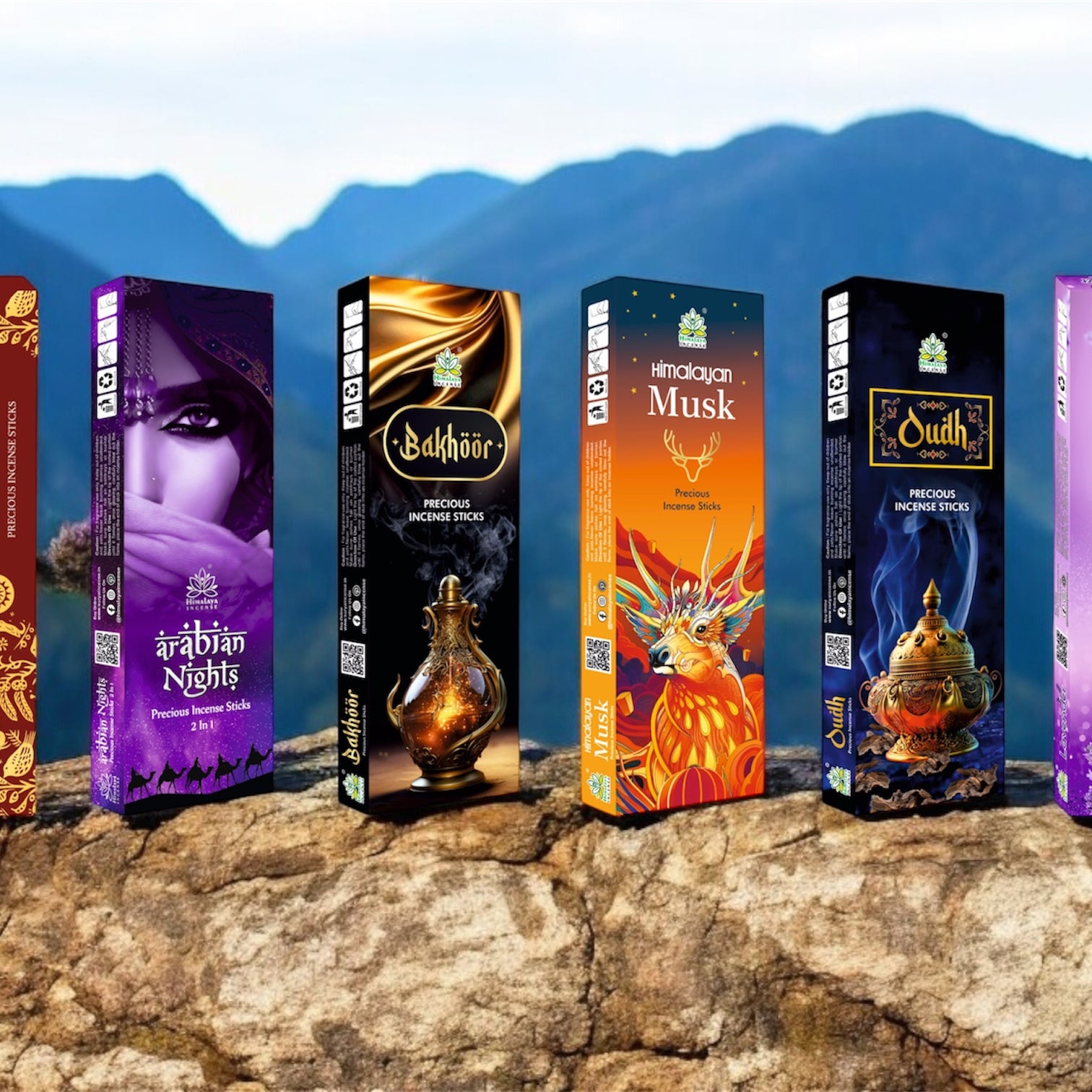 Himalaya Luxurious Incense Sticks 50 Gms Combo Pack of 6