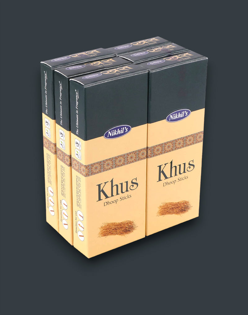 Nikhil Khus Dhoop Sticks Pack Of 6