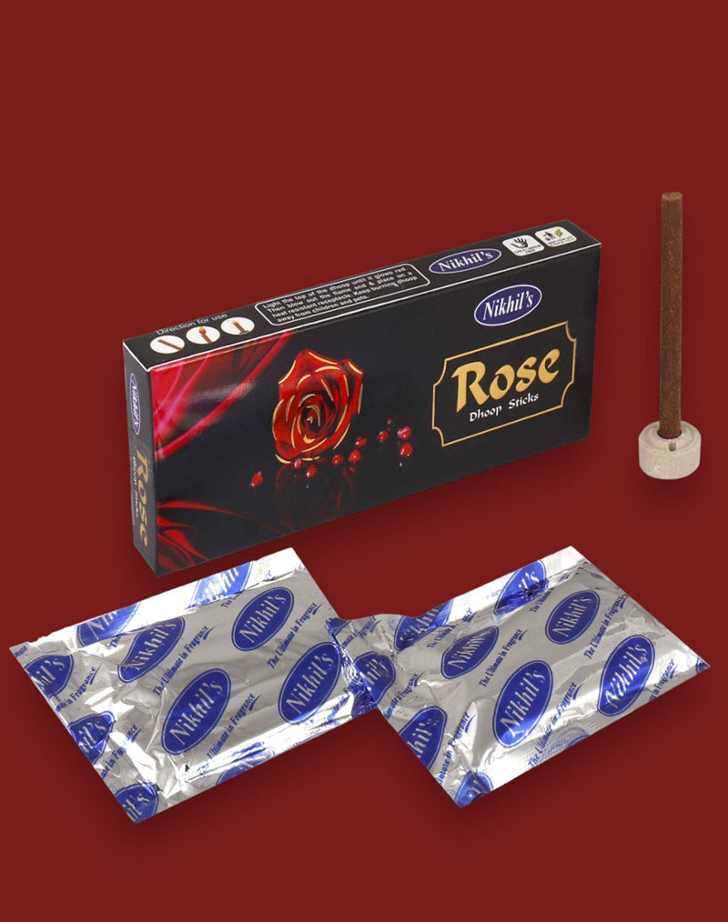 Nikhil Rose Dhoop Sticks Pack Of 6