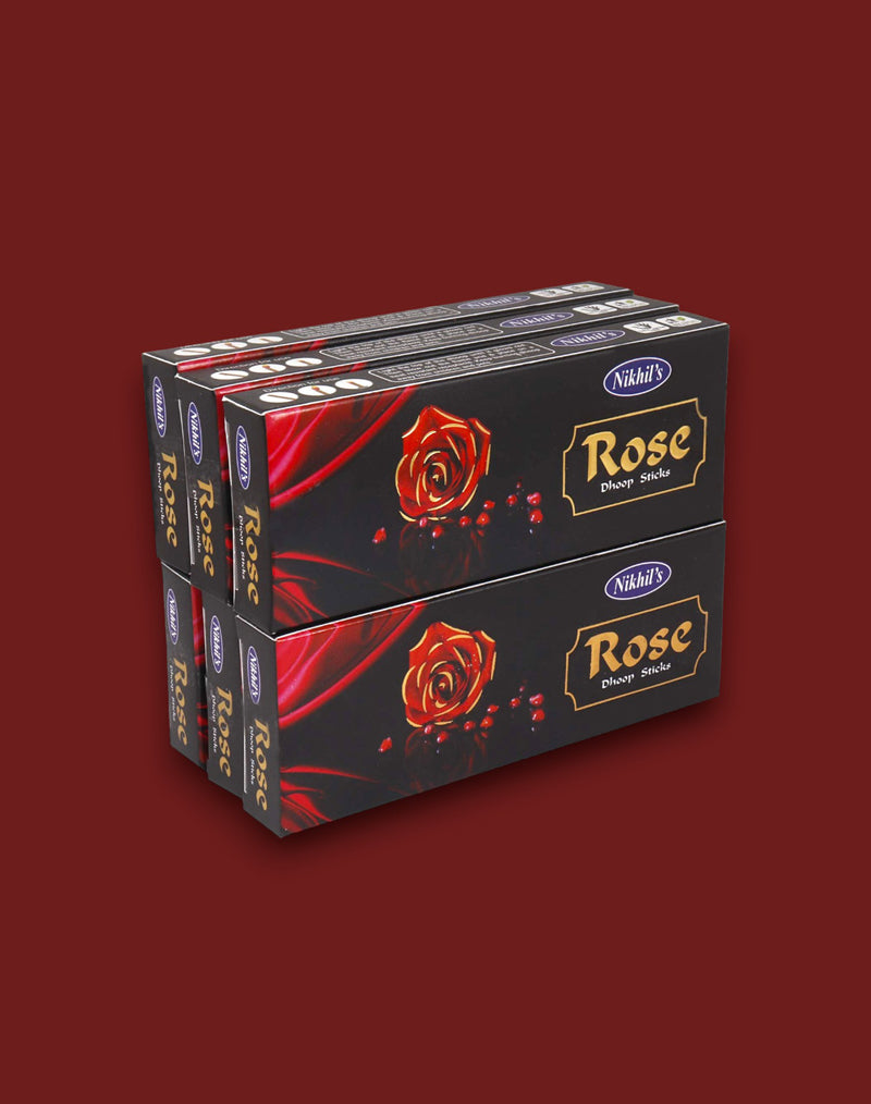 Nikhil Rose Dhoop Sticks Pack Of 6