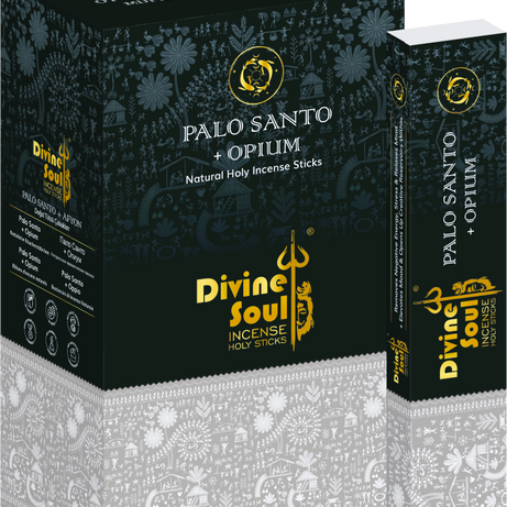 Divine Soul Palo Santo + Opium - 12packs x 15gm Each