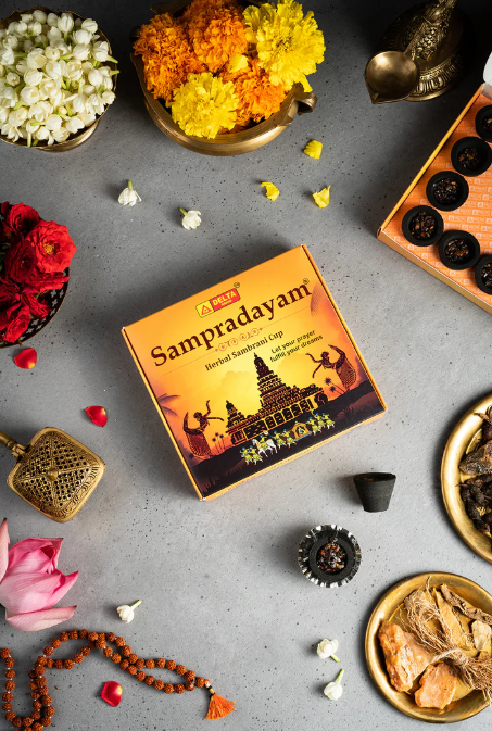 Delta Sampradayam Herbal Mini Sambrani Cup