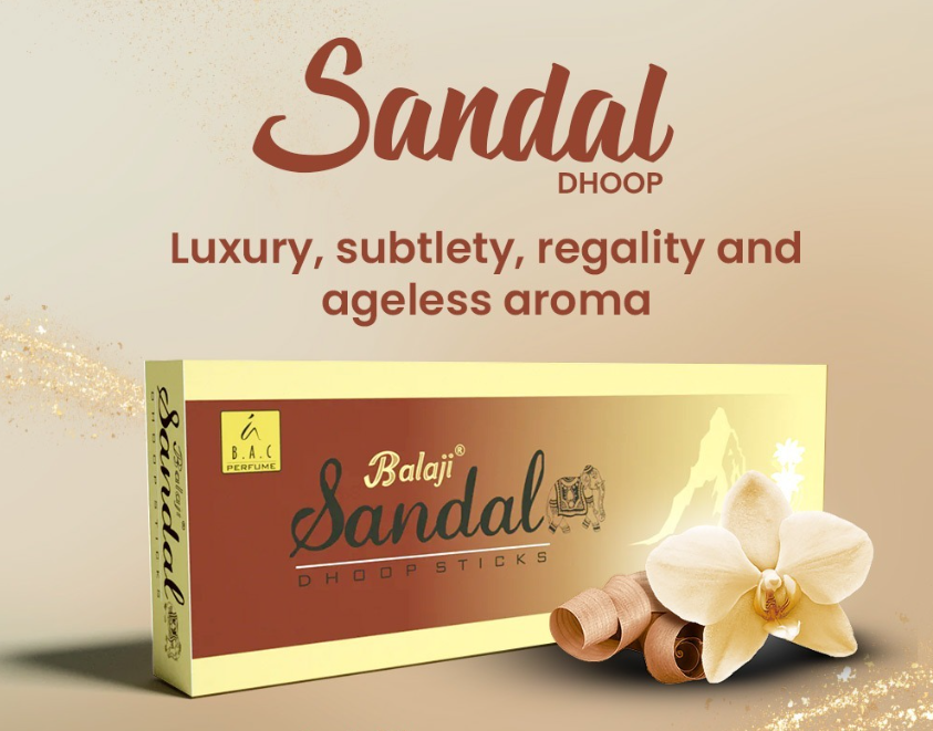 Balaji Sandal Premium Dhoop Sticks