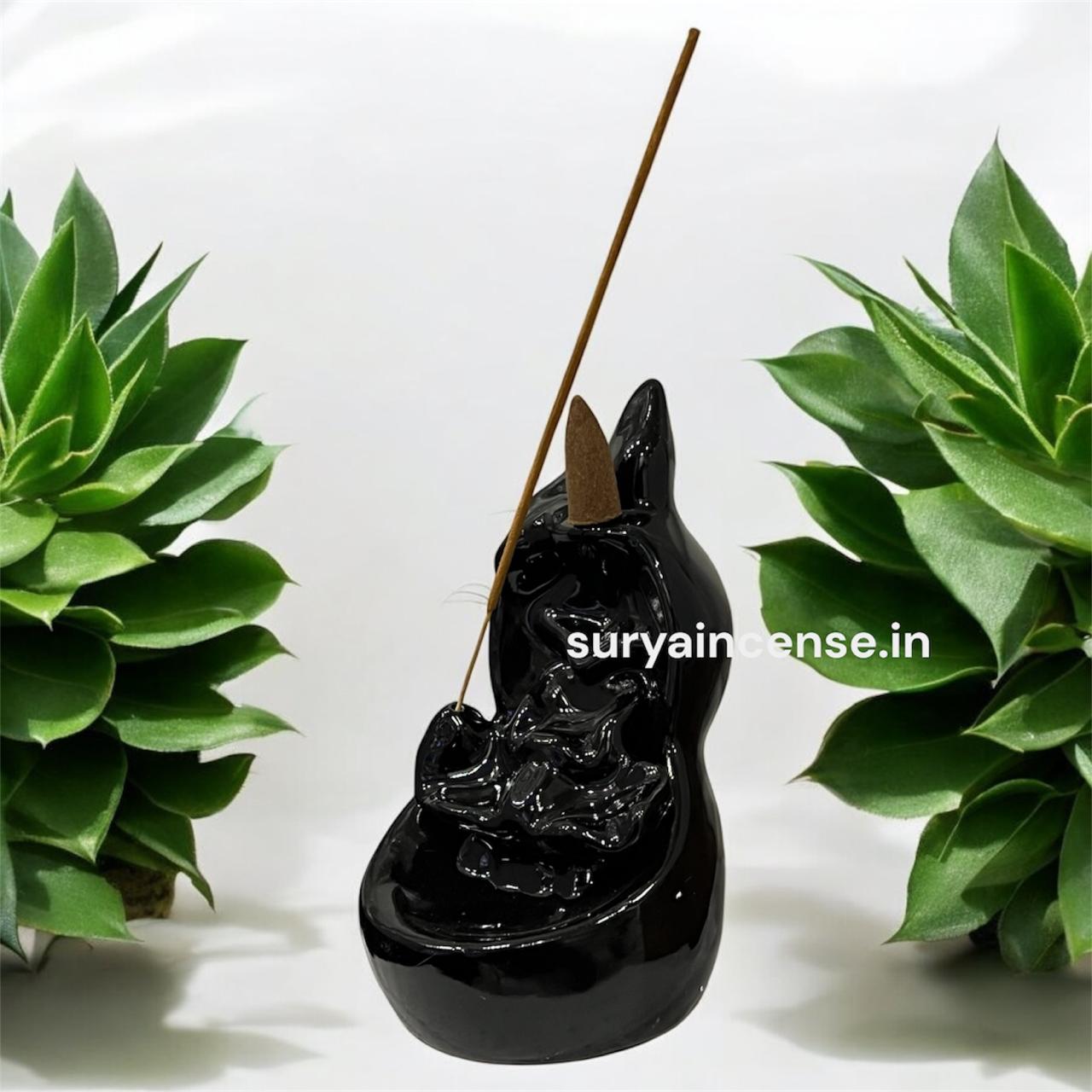 Backflow Incense Cones Burner - WATERFALL | FREE 10 Cones