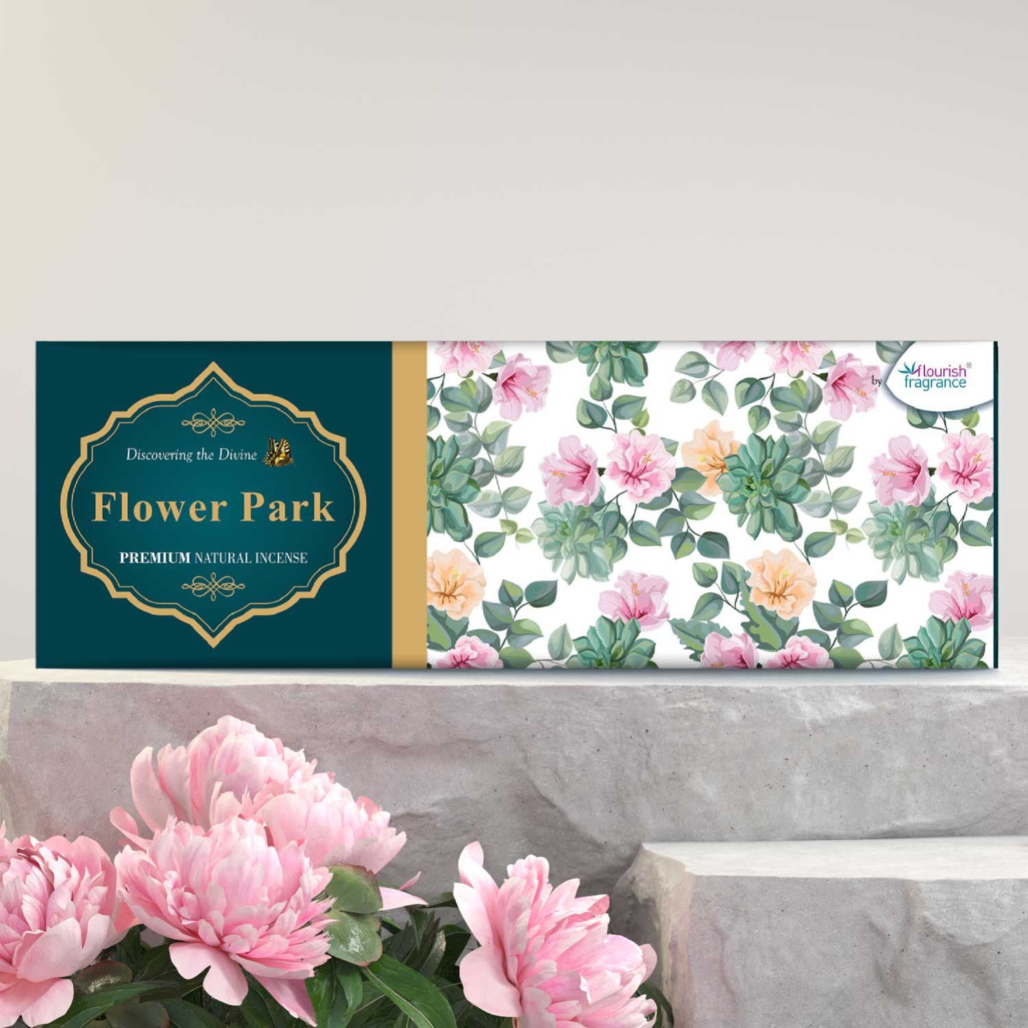 Flourish Fragrance Flower Park Thick Incense Sticks