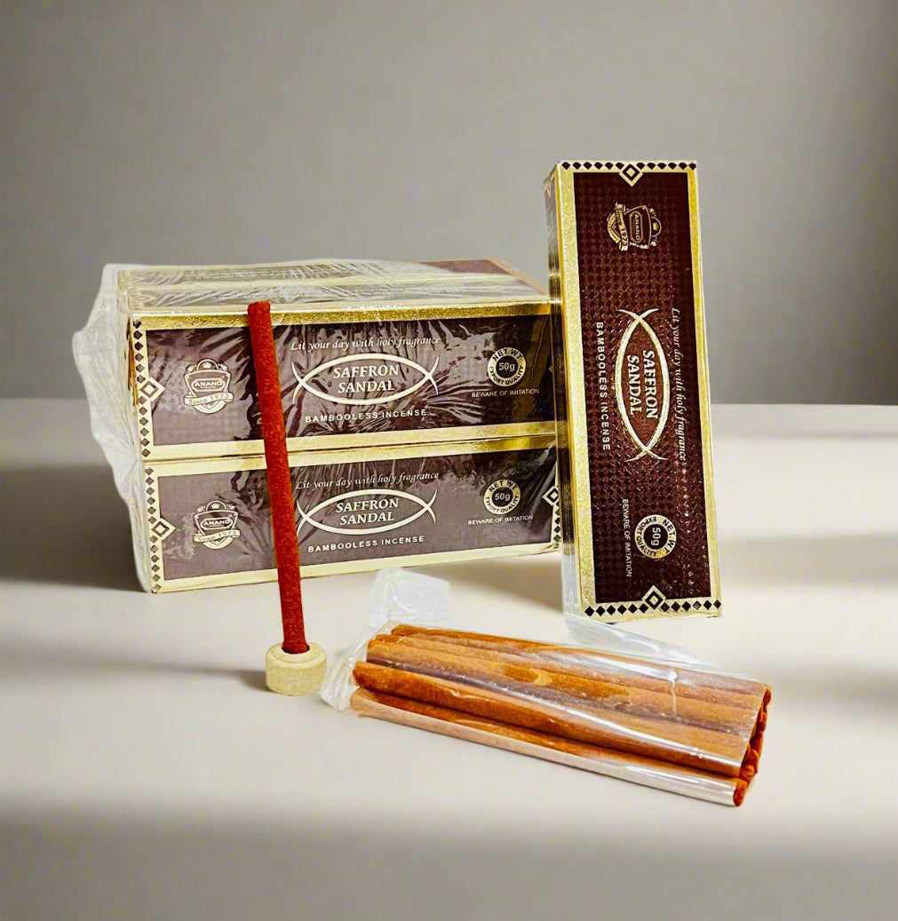 Anand Saffron Sandal Dhoop Sticks - 60 Sticks