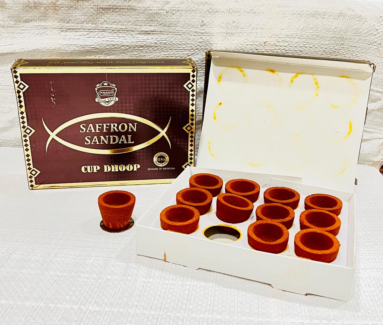 Anand Saffron Sandal Dhoop Cup