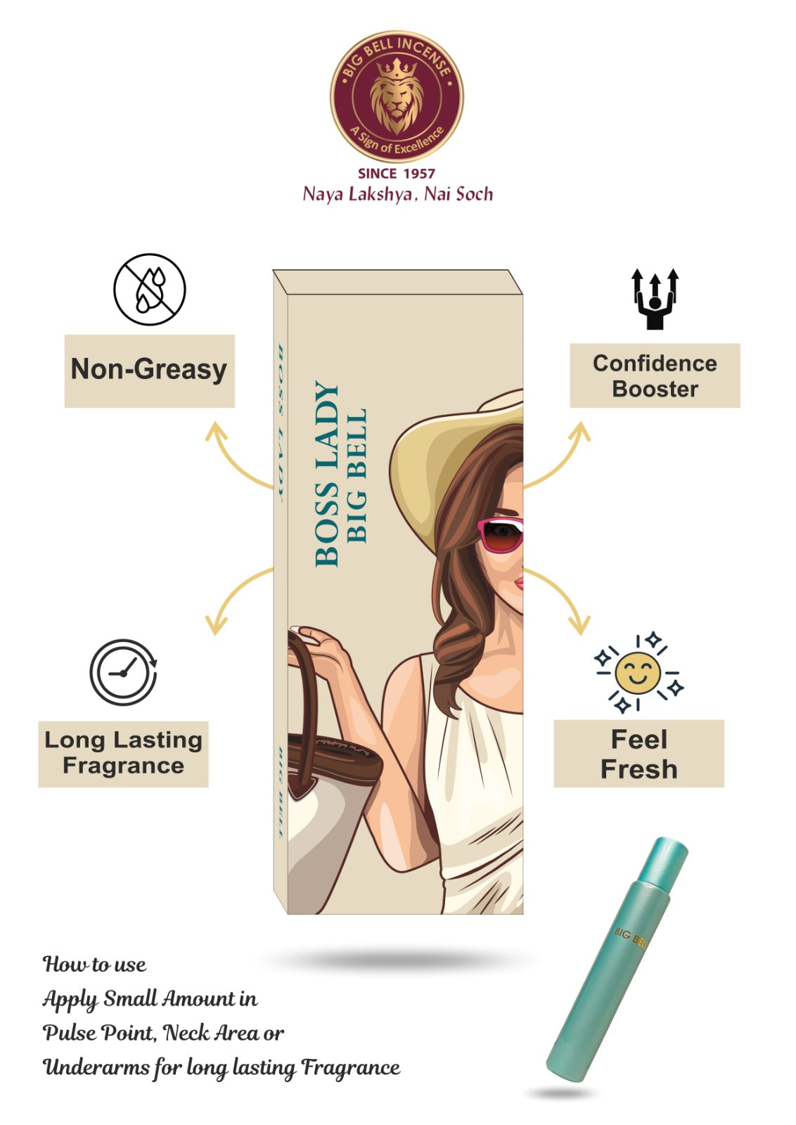 Big Bell Boss Lady 10ml Roll On