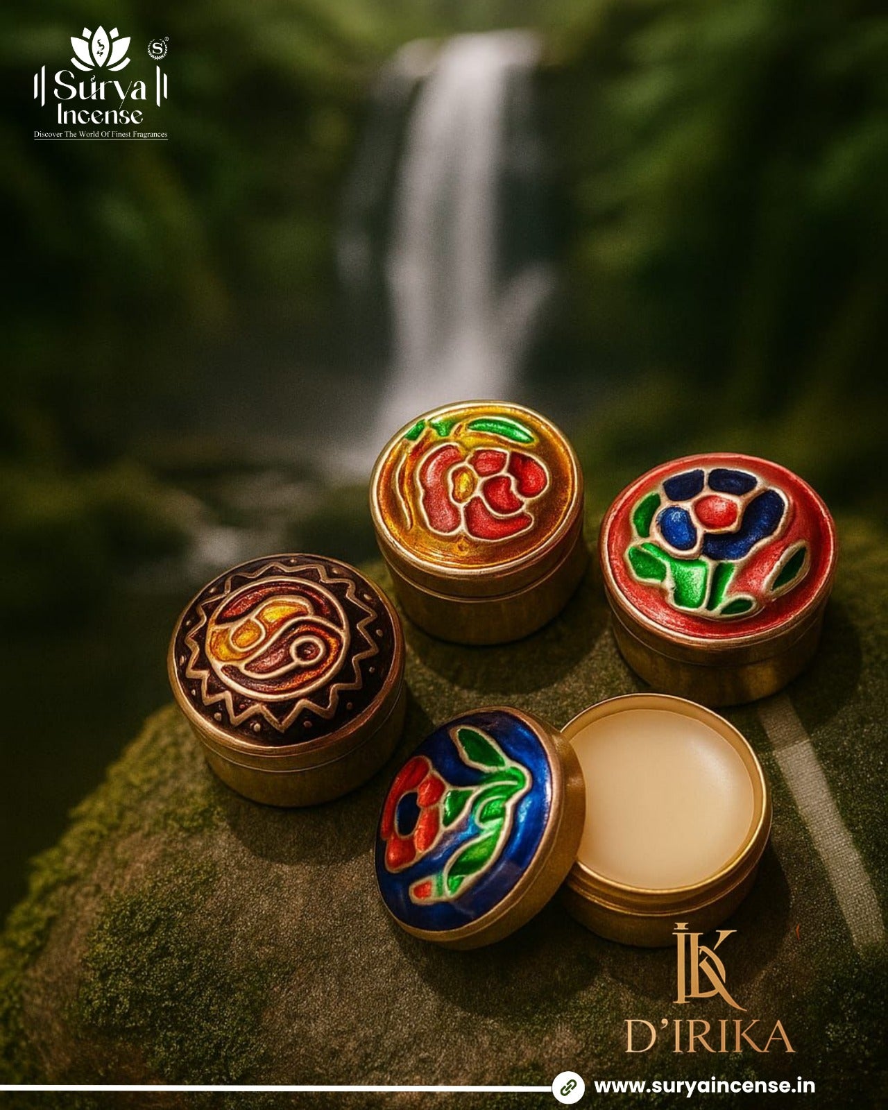 D’IRIKA Top Trending Solid Perfumes Signature Collection Pack of 12 - Limited Stock