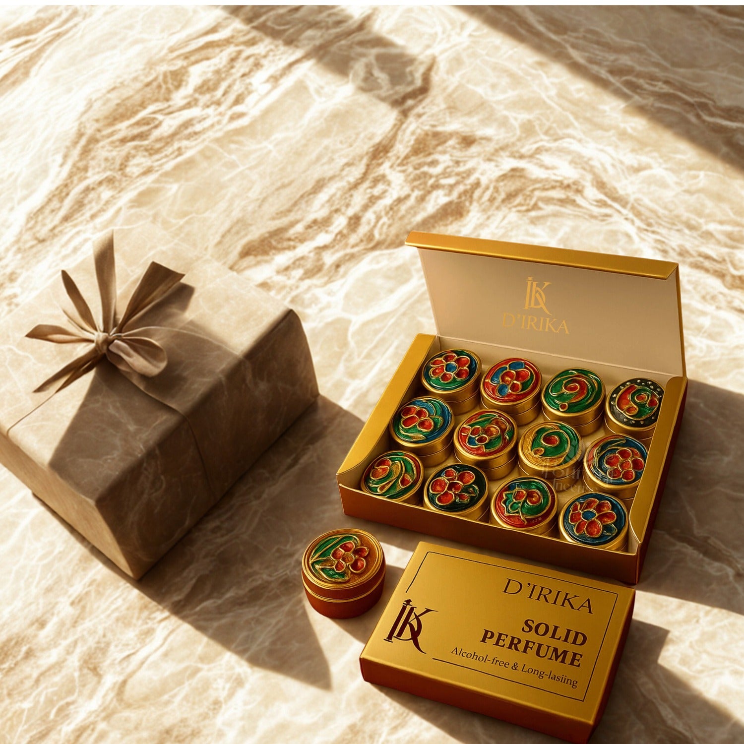 D’IRIKA Top Trending Solid Perfumes Signature Collection Pack of 12 - Limited Stock