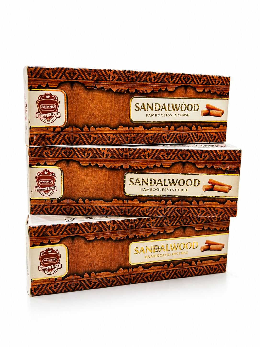 Anand Sandalwood Bambooless Incense Sticks – Premium Natural Chandan Agarbatti | Long Lasting Smokeless Masala Dhoop
