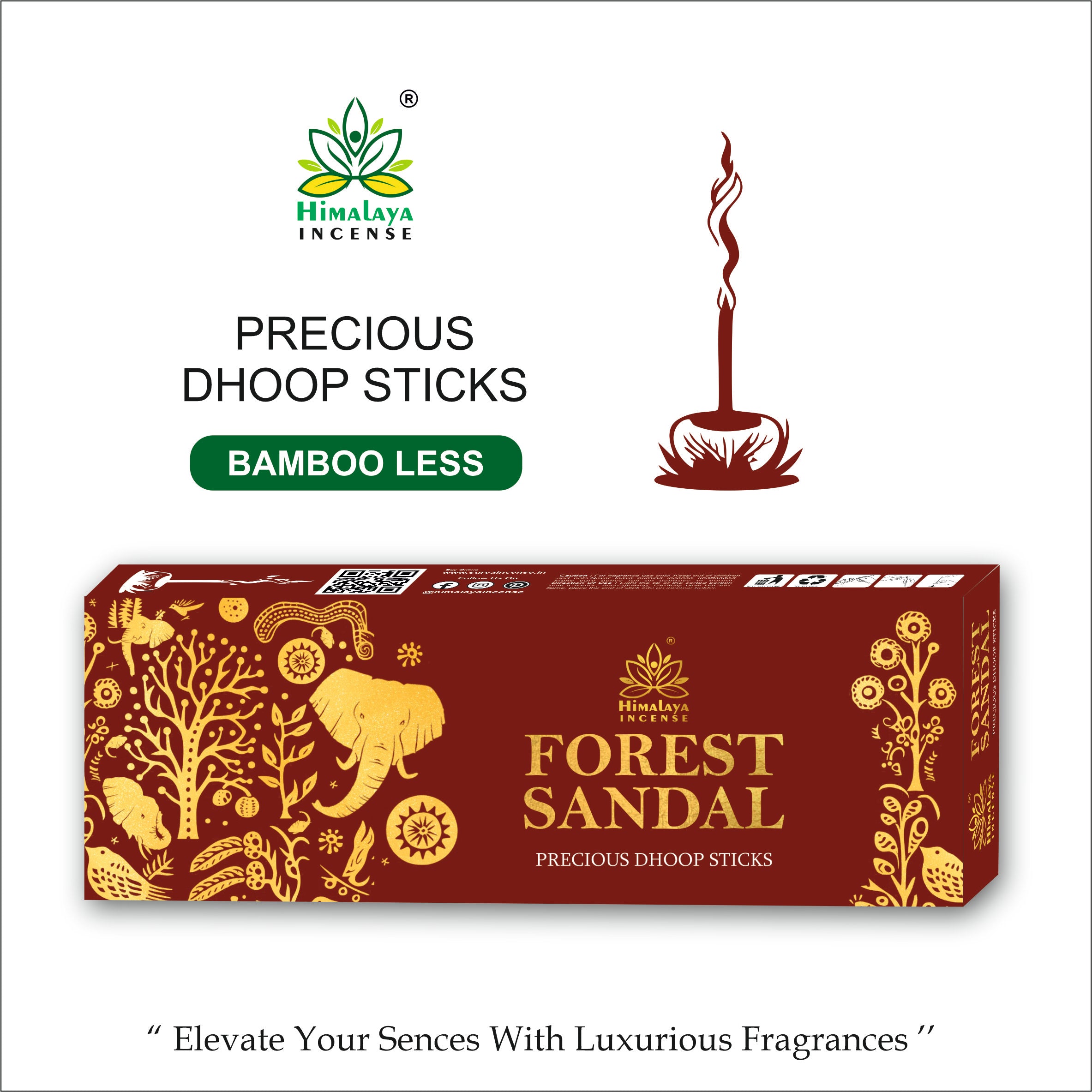 Himalaya Forest Sandal Precious Dhoop Sticks