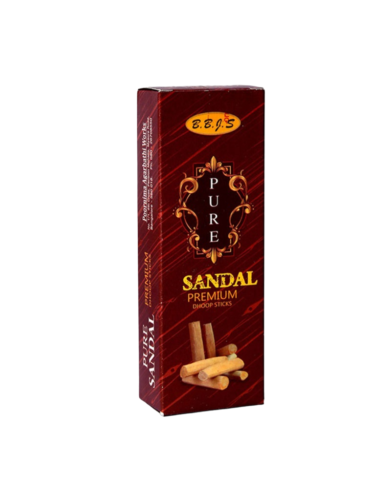 Poornima Pure Sandal Dhoop Sticks Pack Of 6 ( Each Contains 50 gm Dhoop Sticks with Dhoop Sticks Holder )