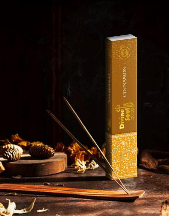 Divine Soul Premium Incense Gift Pack – Perfect Diwali Incense Gifts | Unique Diwali Gift Set | Ganesh Chaturthi Gift Set | Festive Aromatherapy Combo - Pack of 8 with Free Metal Leaf Holder